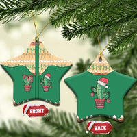 Western Yoke Ceramic Ornament Cactus Christmas Cute Style - Wonder Print Shop