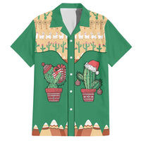 Western Yoke Hawaiian Shirt Cactus Christmas Cute Style - Wonder Print Shop