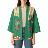 Western Yoke Kimono Cactus Christmas Cute Style - Wonder Print Shop