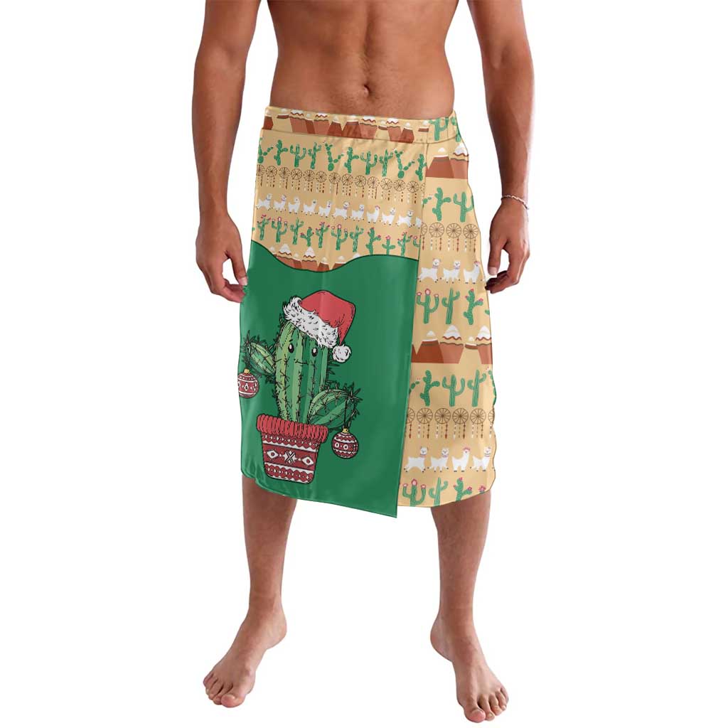 Western Yoke Lavalava Cactus Christmas Cute Style - Wonder Print Shop