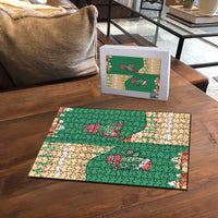 Western Yoke Puzzle Cactus Christmas Cute Style - Wonder Print Shop