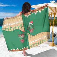 Western Yoke Sarong Cactus Christmas Cute Style - Wonder Print Shop