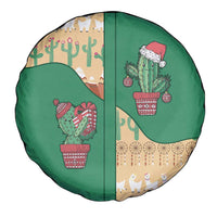 Western Yoke Spare Tire Cover Cactus Christmas Cute Style - Wonder Print Shop