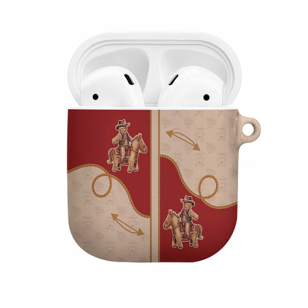 Western Yoke AirPods Case Gingerbread Howdy Christmas - Wonder Print Shop