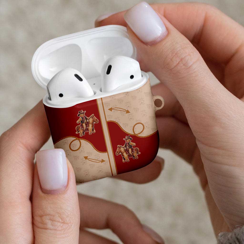 Western Yoke AirPods Case Gingerbread Howdy Christmas - Wonder Print Shop