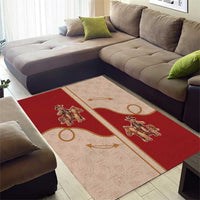 Western Yoke Area Rug Gingerbread Howdy Christmas - Wonder Print Shop