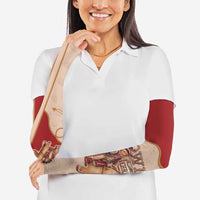 Western Yoke Arm Sleeves Gingerbread Howdy Christmas - Wonder Print Shop