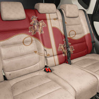 Western Yoke Back Car Seat Cover Gingerbread Howdy Christmas - Wonder Print Shop