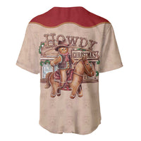 Western Yoke Baseball Jersey Gingerbread Howdy Christmas - Wonder Print Shop