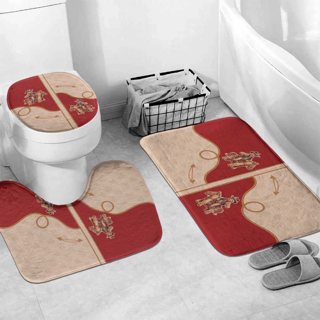Western Yoke Bathroom Set Gingerbread Howdy Christmas - Wonder Print Shop
