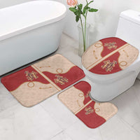 Western Yoke Bathroom Set Gingerbread Howdy Christmas - Wonder Print Shop