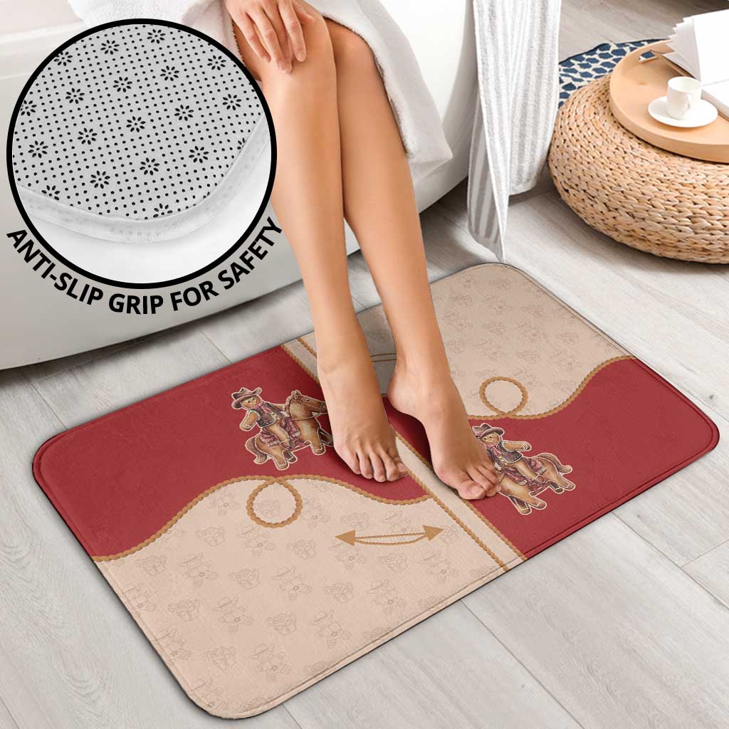 Western Yoke Bathroom Set Gingerbread Howdy Christmas - Wonder Print Shop