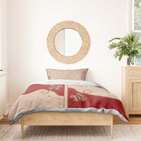 Western Yoke Bedding Set Gingerbread Howdy Christmas - Wonder Print Shop