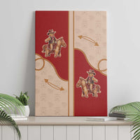 Western Yoke Canvas Wall Art Gingerbread Howdy Christmas - Wonder Print Shop