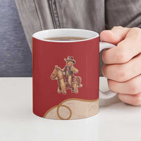 Western Yoke Ceramic Mug Gingerbread Howdy Christmas - Wonder Print Shop