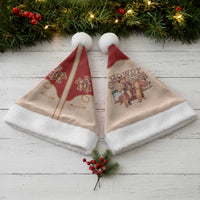 Western Yoke Christmas Santa Hat Gingerbread Howdy Christmas - Wonder Print Shop