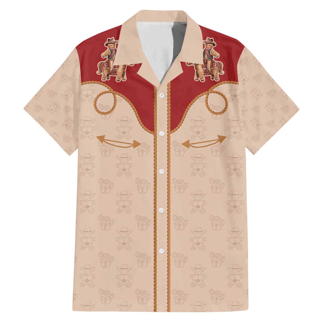 Western Yoke Family Matching Mermaid Dress and Hawaiian Shirt Gingerbread Howdy Christmas - Wonder Print Shop