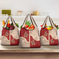 Western Yoke Grocery Bag Gingerbread Howdy Christmas - Wonder Print Shop