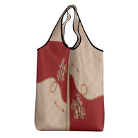 Western Yoke Grocery Bag Gingerbread Howdy Christmas - Wonder Print Shop