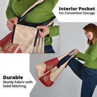 Western Yoke Grocery Bag Gingerbread Howdy Christmas - Wonder Print Shop