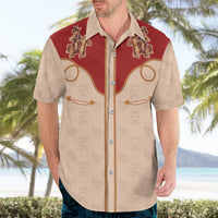 Western Yoke Hawaiian Shirt Gingerbread Howdy Christmas - Wonder Print Shop