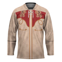 Western Yoke Hockey Jersey Gingerbread Howdy Christmas - Wonder Print Shop