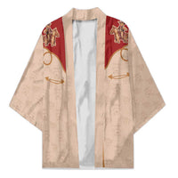 Western Yoke Kimono Gingerbread Howdy Christmas - Wonder Print Shop