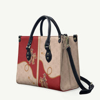 Western Yoke Leather Bag Gingerbread Howdy Christmas - Wonder Print Shop