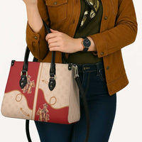 Western Yoke Leather Bag Gingerbread Howdy Christmas - Wonder Print Shop