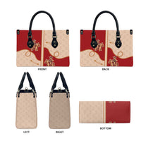 Western Yoke Leather Bag Gingerbread Howdy Christmas - Wonder Print Shop