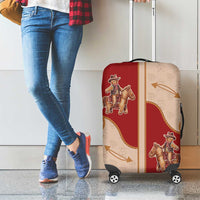 Western Yoke Luggage Cover Gingerbread Howdy Christmas - Wonder Print Shop
