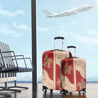 Western Yoke Luggage Cover Gingerbread Howdy Christmas - Wonder Print Shop