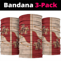 Western Yoke Neck Gaiter Gingerbread Howdy Christmas - Wonder Print Shop