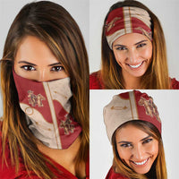 Western Yoke Neck Gaiter Gingerbread Howdy Christmas - Wonder Print Shop