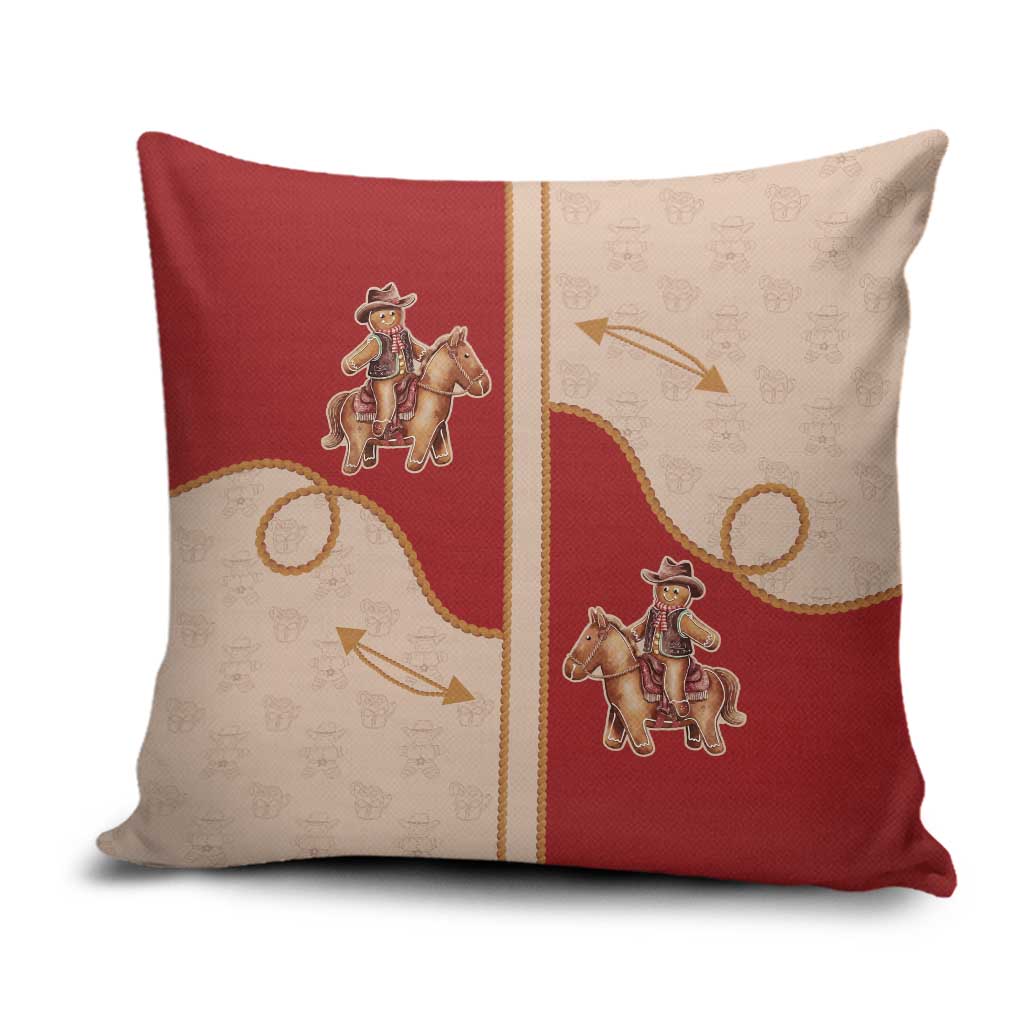 Western Yoke Pillow Cover Gingerbread Howdy Christmas - Wonder Print Shop