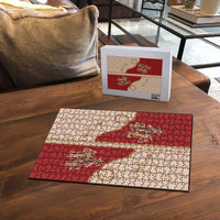 Western Yoke Puzzle Gingerbread Howdy Christmas - Wonder Print Shop