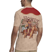 Western Yoke Rugby Jersey Gingerbread Howdy Christmas - Wonder Print Shop