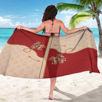 Western Yoke Sarong Gingerbread Howdy Christmas - Wonder Print Shop