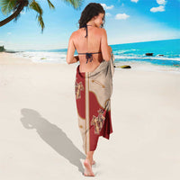 Western Yoke Sarong Gingerbread Howdy Christmas - Wonder Print Shop