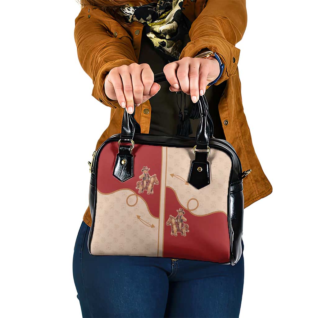 Western Yoke Shoulder Handbag Gingerbread Howdy Christmas - Wonder Print Shop