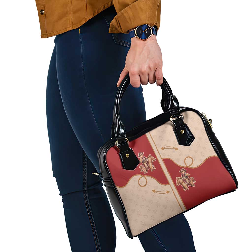 Western Yoke Shoulder Handbag Gingerbread Howdy Christmas - Wonder Print Shop