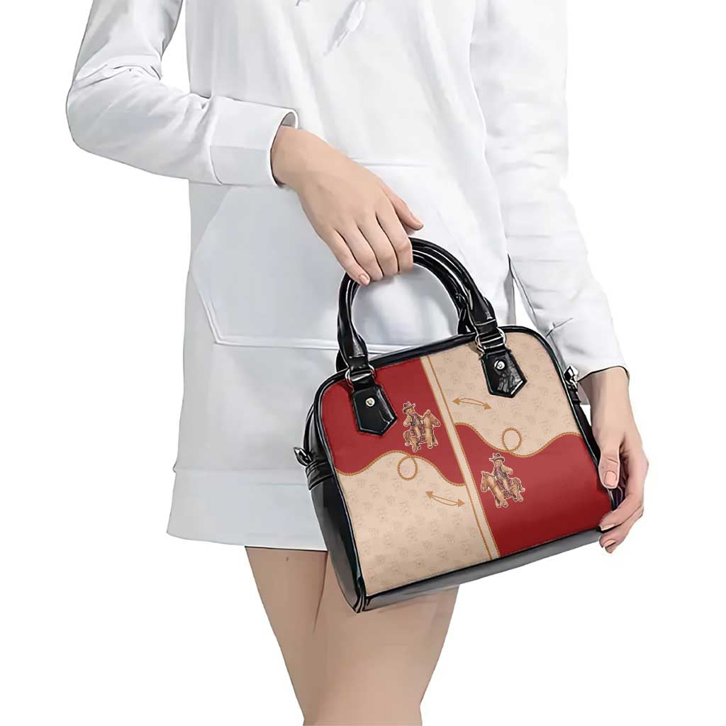 Western Yoke Shoulder Handbag Gingerbread Howdy Christmas - Wonder Print Shop