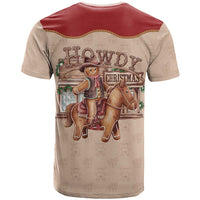 Western Yoke T Shirt Gingerbread Howdy Christmas - Wonder Print Shop
