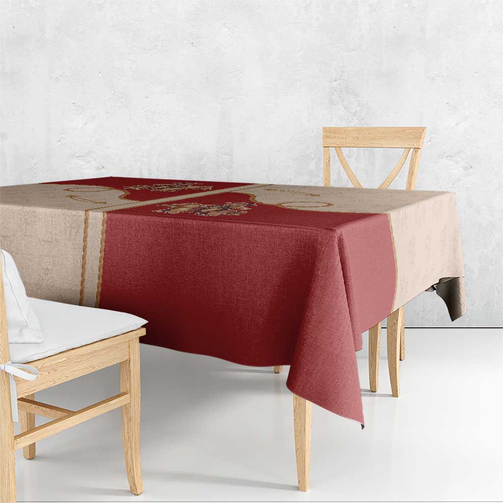 Western Yoke Tablecloth Gingerbread Howdy Christmas - Wonder Print Shop