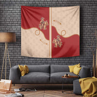 Western Yoke Tapestry Gingerbread Howdy Christmas - Wonder Print Shop