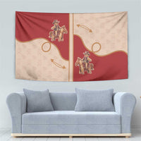 Western Yoke Tapestry Gingerbread Howdy Christmas - Wonder Print Shop