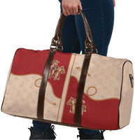 Western Yoke Travel Bag Gingerbread Howdy Christmas - Wonder Print Shop