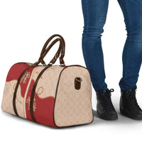 Western Yoke Travel Bag Gingerbread Howdy Christmas - Wonder Print Shop