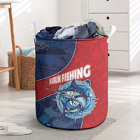 Dominican Republic Fishing Laundry Basket Caribbean Master Baiter - Wonder Print Shop