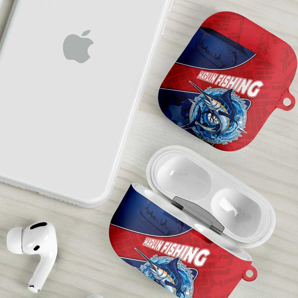 Dominican Republic Fishing AirPods Case Caribbean Master Baiter - Wonder Print Shop